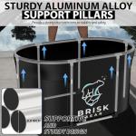 XL Cold Plunge Tub with Cover for Recovery