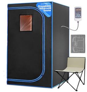 SereneLife Portable Infrared Sauna with Chair