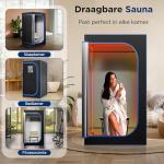 SereneLife Portable Infrared Sauna with Chair