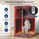 SereneLife Portable Infrared Sauna with Chair