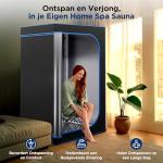 SereneLife Portable Infrared Sauna with Chair