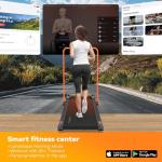 Compact Walking Pad Treadmill with Incline and Handlebar