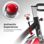 Adjustable Quiet Indoor Cycling Bike with 49 LB Flywheel