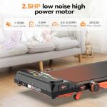 Compact Walking Pad Treadmill with Incline and Handlebar