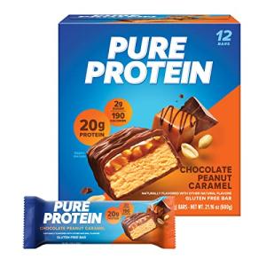 Pure Protein Chocolate Peanut Caramel Bars - 20g Protein
