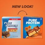 Pure Protein Chocolate Peanut Caramel Bars - 20g Protein