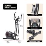 Smart Magnetic Resistance Elliptical with 16 Levels