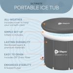 Lifepro Portable Ice Bath Tub for Recovery