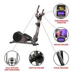 Sunny Health Magnetic Elliptical with Heart Rate Monitor