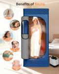 Upgraded Portable Home Sauna with Remote Control