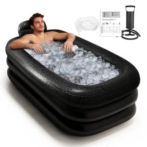 Inflatable Portable Bathtub for Recovery & Relaxation