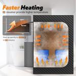 Portable Extra Large Home Steam Sauna for 2