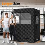 Portable Extra Large Home Steam Sauna for 2