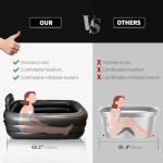 Inflatable Portable Bathtub for Recovery & Relaxation