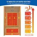 RESTISLAND Home Infrared Sauna for 2 People