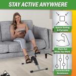 Under Desk Bike Pedal Exerciser with Resistance