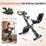 Pleny 5-in-1 Folding Exercise Bike for Home