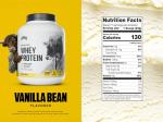 Levels Grass Fed 100% Whey Protein, No Hormones, Vanilla Bean, 5LB