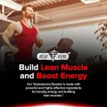 Test Boost Advanced Dietary Supplement - Male Enhancement Formula - Powerful Stamina, Strength, Energy & Endurance Supplement - Supports Healthy Test Training & Natural T Levels - 60 Capsules