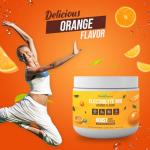 Pride Naturals Electrolyte Powder, No Sugar Hydration Drink for Energy and Immune Support, Sugar Free Keto Electrolytes Powder with Vitamin C, Calcium, Potassium, Zinc (198g, Orange)