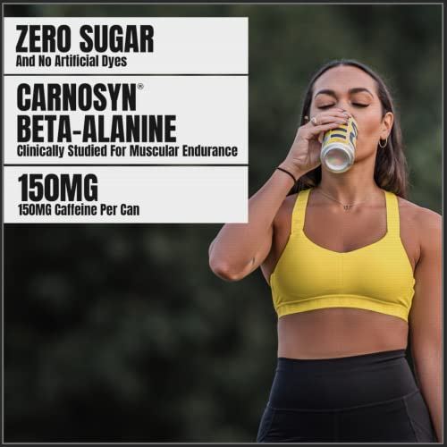 C4 Energy Carbonated Zero Sugar Energy Drink, Pre Workout Drink + Beta Alanine, Purple Frost, 16 Fl Oz (Pack of 12)