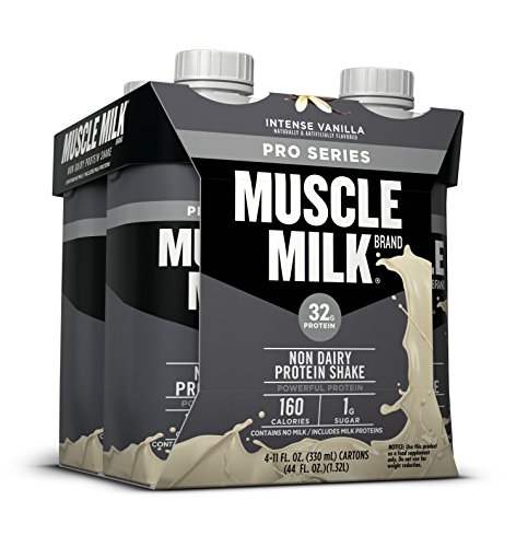 Muscle Milk Pro Series Protein Shake, Intense Vanilla, 4 Count