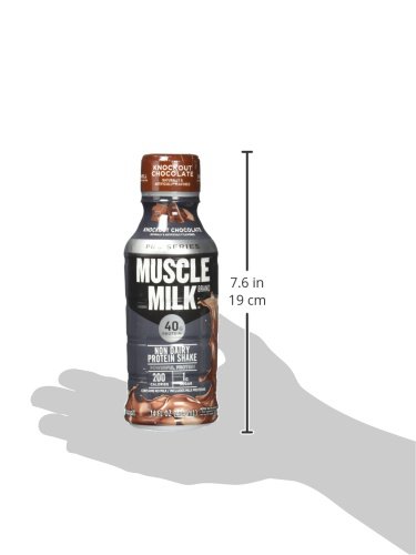 Muscle Milk Muscle Milk Pro Series Protein Shakes, Chocolate, 14 oz