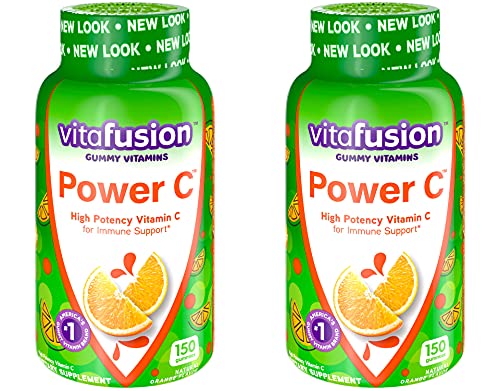 VF Power C Gummy Vitamins for Adults, 2 Pack (150-Count)