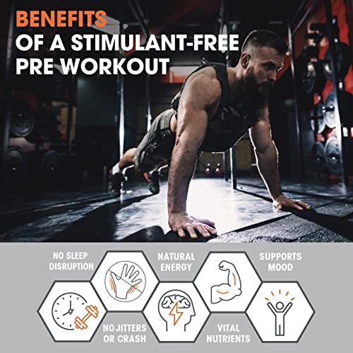 Genius Pre Workout Powder, Grape Limeade - All-Natural Nootropic Pre-workout & Caffeine-Free Nitric Oxide Booster Supplement with Beta Alanine & Alpha GPC - No Artificial Flavors, Sweeteners, or Dyes