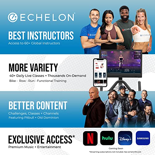 Echelon EX3 Smart Connect Fitness Bike (White)
