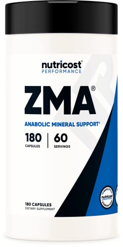 Nutricost ZMA 180 Capsules - Non-GMO and Gluten Free ZMA Supplement