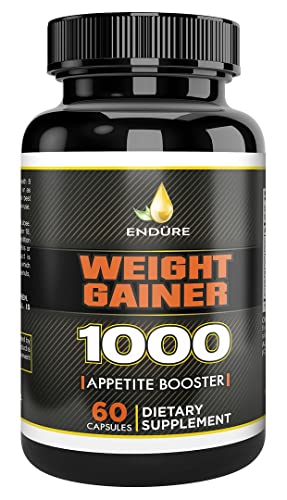 Endure 1500MG Hemp Extract Weight Gainer and Appetite Booster will Help Women and Men Gain Weight Fast. Liquid Weight Gain Supplement works Faster than Weight Gain Pills and Helps You Sleep and Recove