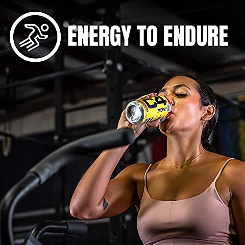 C4 Energy Drink 12oz (Pack of 24) - Frozen Bombsicle - Sugar Free Pre Workout Performance Drink with No Artificial Colors or Dyes