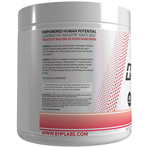 EHPlabs OxyShred Thermogenic Pre Workout Powder & Shredding Supplement - Clinically Proven Preworkout Powder with L Glutamine & Acetyl L Carnitine, Energy Boost Drink - Juicy Watermelon, 60 Servings