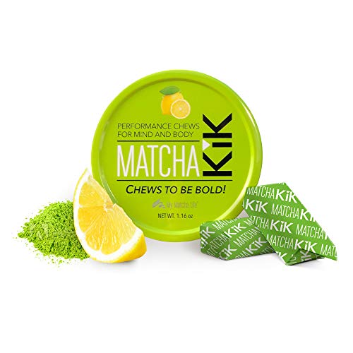 Matcha KiK Performance Chews -Energy, Endurance, Mental Focus, Antiioxidants - Lemon Flavor?