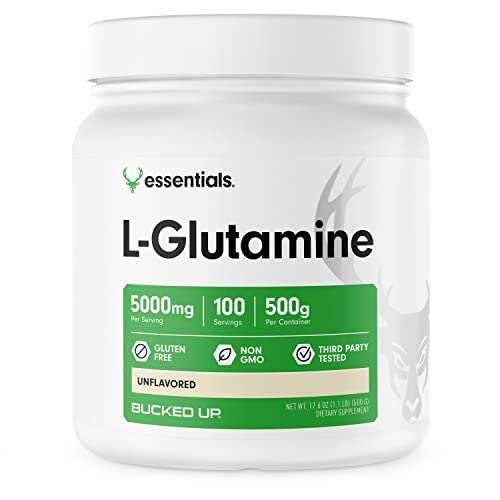 Gluten-Free L-Glutamine Powder - 100 Servings, Unflavored