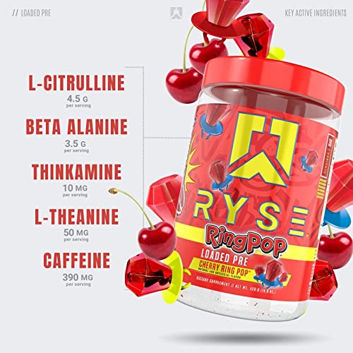 Ryse Loaded Pre Workout Supplement | Pumps, Energy, Focus