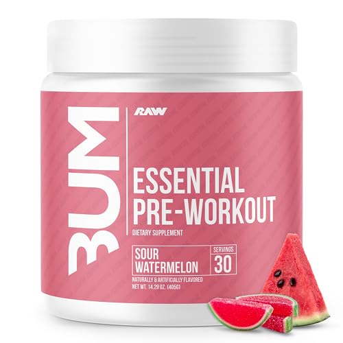 Essential Pre-Workout Powder - Sour Watermelon Flavor