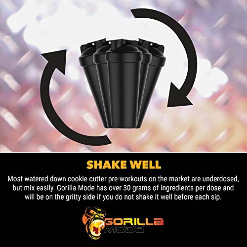 Gorilla Mode Pre Workout - Powerful Energy Boost - 600g (Fruit Punch)