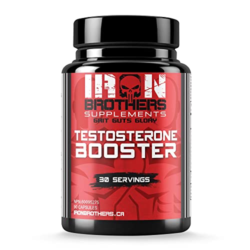 Testosterone Booster for Men - Estrogen Blocker - Supplement Natural Energy, Strength & Stamina - Lean Muscle Growth - Promotes Fat Loss - Increase Male Performance (1 Bottle) 90 Capsules/Pills