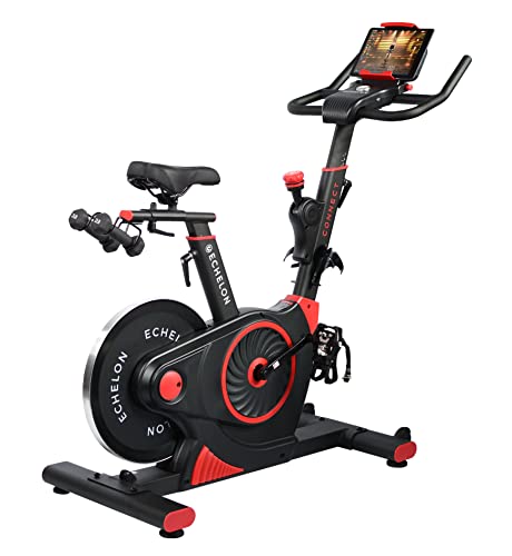 Echelon EX-3 Smart Connect Exercise Bike with Rear Flywheel and Rotating Device Holder