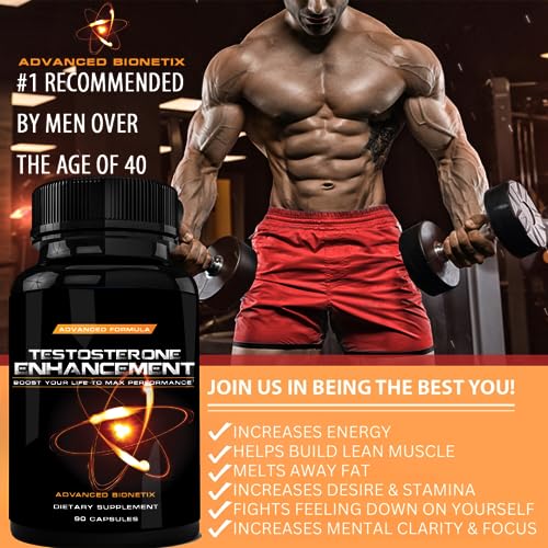 #1 Recommended by Men Over The Age of 40* Testosterone Booster Male Enhancement. Increase libido, Energy, Lean Muscle. Melt Away Fat.