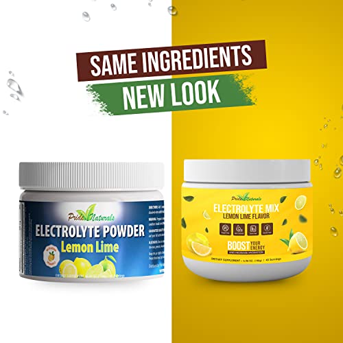 Electrolyte Powder - Refreshing Pre & Post Workout Recovery Electrolytes, All Natural, Sugar Free, Gluten Free & Vegan, Pure Keto & Paleo Hydration Beverage Mix, Immune Boosting Vitamins & Minerals