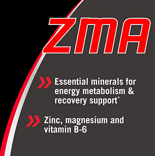 MET-Rx ZMA Supplement, Supports Muscle Recovery, 90 Capsules