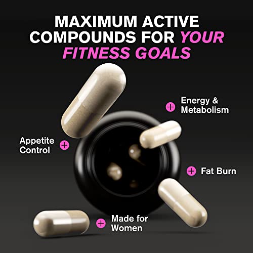 Weight Loss Pills for Women [ #1 Diet Pills That Work Fast for Women ] The Best Fat Burners for Women - This Thermogenic Fat Burner is a Natural Appetite suppressant & Metabolism Booster Supplement