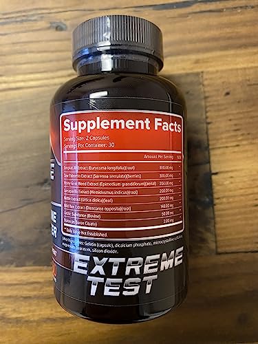 Test Boost Advanced Dietary Supplement - Male Enhancement Formula - Powerful Stamina, Strength, Energy & Endurance Supplement - Supports Healthy Test Training & Natural T Levels - 60 Capsules