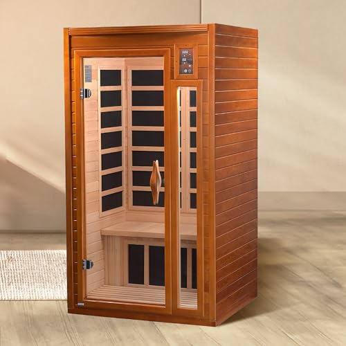 Barcelona 2-Person Low EMF Infrared Sauna with LED Control