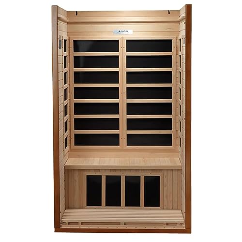 Barcelona 2-Person Low EMF Infrared Sauna with LED Control