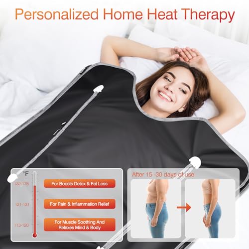 Portable Infrared Sauna Blanket for Home Relaxation