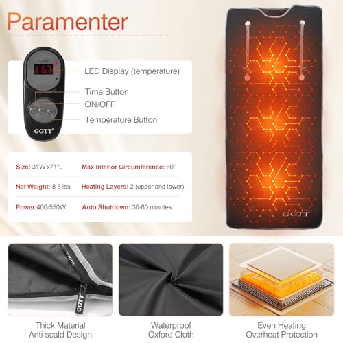 Portable Infrared Sauna Blanket for Home Relaxation